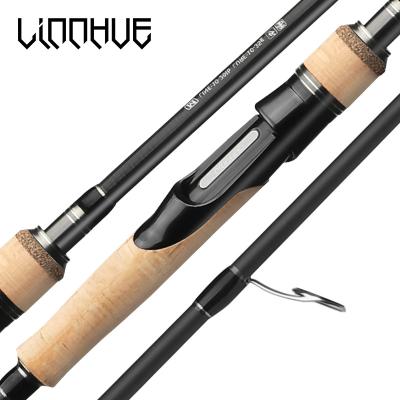 China LINNHUE Carbon Fishing Rod 1.68m 1.8m 2.1m 2.4m 2.7m 2/3 Sections Lure 5g-40g Ultra Light Spinning Travel Baitcasting Rod for sale