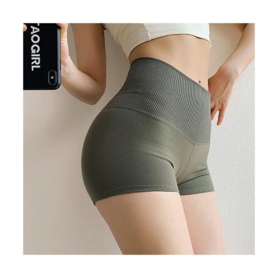 China Breathable Sports Shorts For Women Butt Lift Short Leggings Gym Yoga Workout High Waist Fitness Shorts for sale