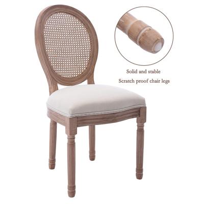 China Wholesale Adjustable Wedding Chair Round Back Louis Round Back Chair Solid Wood (Other) Round Dining Back Chairs for sale