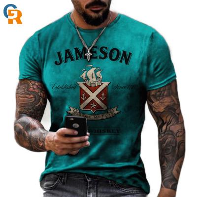 China Anti-wrinkle t-shirt over waist 3d printed t-shirts t-shirts with 3d printing for sale