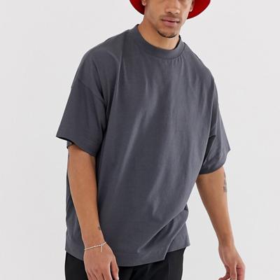 China Oversized Compressed T-Shirt White Oversized T-Shirt Dropped Shoulder Sleeves Oversized T-Shirt for sale