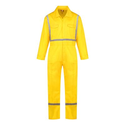 China Flame Retardant Polyester Workwear Outdoor Reflective Workwear Anti Static Coveralls For Men for sale