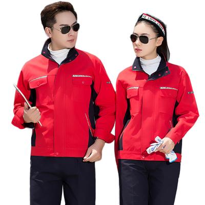 China Newest Style Anti-Shrink Uniform Factory Price Comfortable Materials Overall Work Clothes Auto Repair Uniform for sale