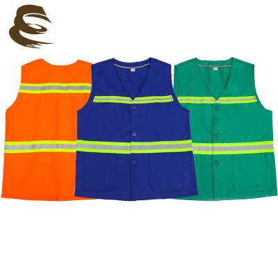 China Water Proof Reflective Marks Invest Polyester Add Cotton Vest For Man And Women Workers Uniform Can Be Customized for sale