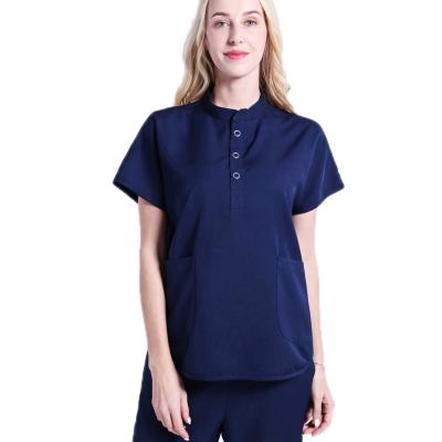 China Quick Dry Designs Short Sleeve Hospital Uniforms Nursing Suits Scrubs Nursing Uniforms Wholesale for sale