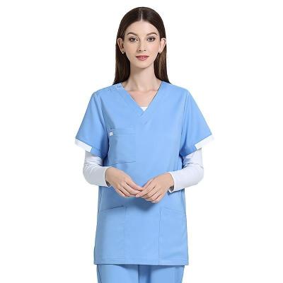 China Eco-friendly China produced professional production of medical uniforms, doctor uniforms, blue nurses uniforms for sale