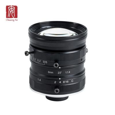 China C Mount Lens 6mm For 2/3