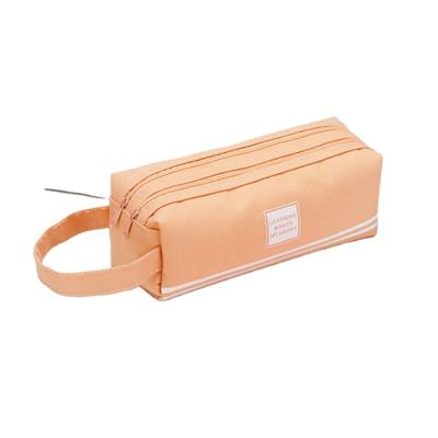 China Schools & Colorful Large Capacity Office Pencil Cases Bags Stationary Pen Box Pouch Case School Creative Cloth Korea Supplies for sale