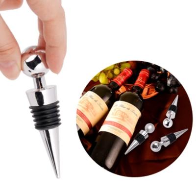 China Plastic Wine Sealed Stopper For Bottle Around Plug Silk Wine Lid Cork Twist Six Head Vacuum Sealed Red Wine Stopper Bar Accessories for sale