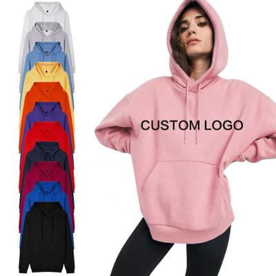 China 2021 Cotton Sweatshirts Women Hoodies Pullover Anti Shrinkage Sweatshirts For Women Custom Printed Logo Women Hoodies for sale