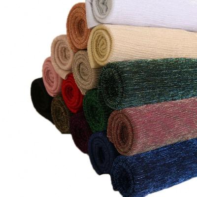 China Breathable Middle East Line Polyester Women Leisure 23 Colors Fashion Gold Muslim Scarf Refreshing Solid Color Hijab for sale