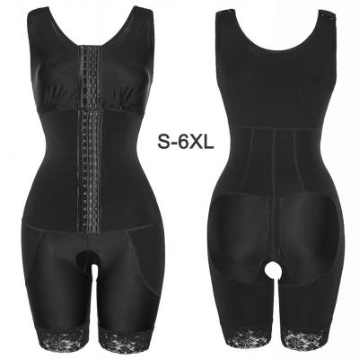 China 2021 Antibacterial High Waist Tummy Control Bodysuits Women Post Butt Lift Full Op Stage 2 Surgery Fajas Colombianas Plus Size Body Shapewear for sale