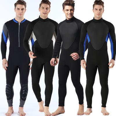 China High Quality Antibacterial 3mm Neoprene Wetsuit One Piece Back Zip Wetsuit Surfing Wetsuit Men Women Men Diving Suit for sale