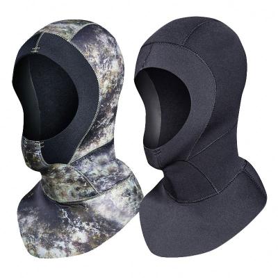 China Navigation Surfing Neoprene Full Face 3MM Durable Unisex Diving Hoods For Spearfishing Hat for sale