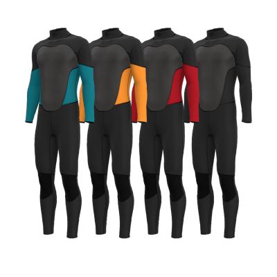 China Wholesale Logo Long Sleeve Back Zipper 3mm Custom Antibacterial Neoprene Men's Diving Surfing Wetsuit Wetsuits for sale