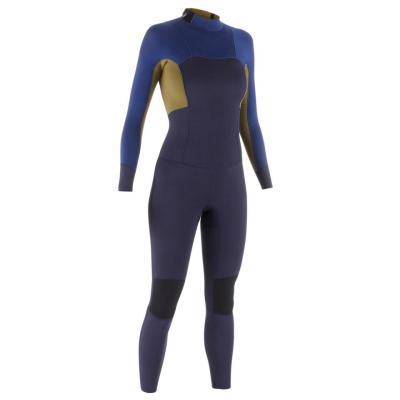 China Factory Neoprene Scuba Diving Suit Antibacterial Neoprenanzug Long Wetsuits Super Stretch Back Women's Logo 3mm Zip Surf Wetsuit for sale