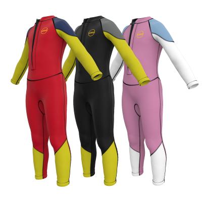 China Neoprenanzug Logo 3mm Neoprene Scuba Diving Suit Factory Custom Antibacterial Long Sleeve Front Zip Child Wet Suits Kids Surf Wetsuits for sale