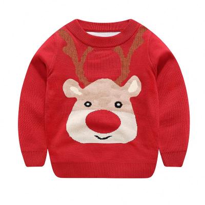 China School Uniform Anti-Shrink Children's Sweater Tops New Winter Boys Baby Thickening Ordinary Sweaters Kids Clothing For Christmas Party for sale