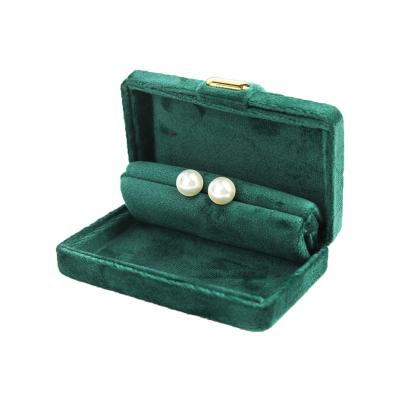 China Cheap Recyclable Velvet Ring Earring Bracelet Jewelry Box Luxury Direct Sales for sale