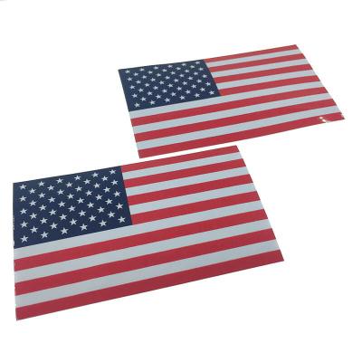 China Waterproof+Eco-friendly Good Quality Small National American German USA Flag Sticker, Stunning American Flag Car Decal for sale