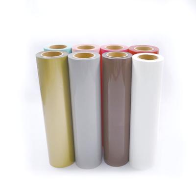 China Custom Textiles Textile Logo Printing Flex Pu Vinyl Heat Transfer Film For Apparel for sale