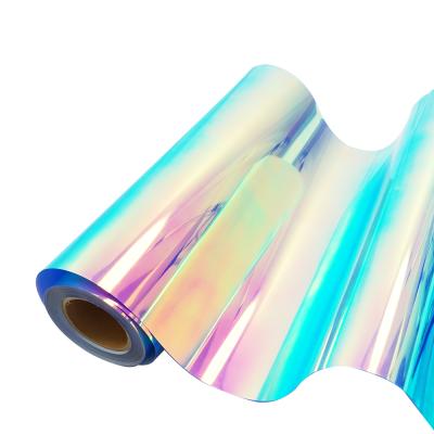 China Textile Alibaba New Product Apparel Holographic Heat Transfer Vinyl Film For Garment for sale