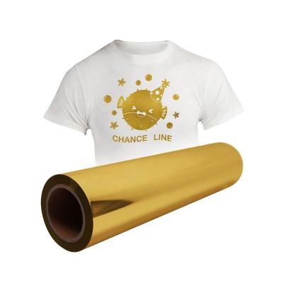 China High Quality Metallic Apparel Heat Transfer Vinyl Roll Glossy Foil Easyweed Vinyl for sale