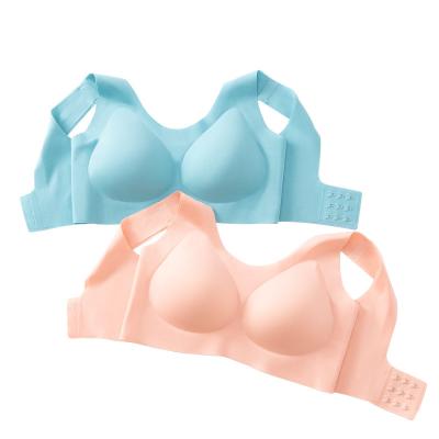 China Size 2.0 One Size Latex Bra Antibacterial Women Seamless Sports Full Cup Bras On Sale for sale