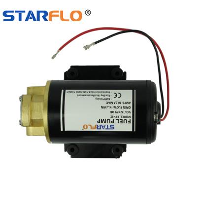 China Utilities STARFLO 12v 14LPM 10.0A Small Mini Industrial Hydraulic Oil Transfer Micro Gear Transfer Oil Pump For Diesel for sale