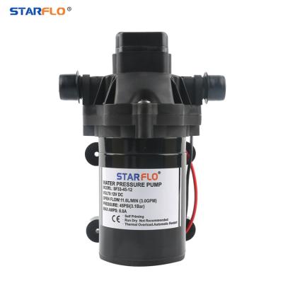 China Marine Starflo SF33-45-12 12V 11.6LPM Portable Boat Self Priming Freshwater Pump for RV for sale