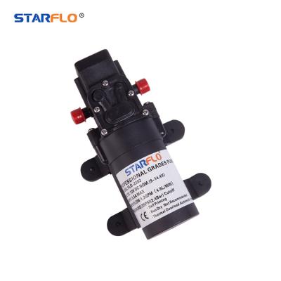 China Industrial Portable Mini Self Priming Brand Utilities STARFLO 12V DC 3.8LPM 35PSI Battery Operated Water Pump With Faucet for sale