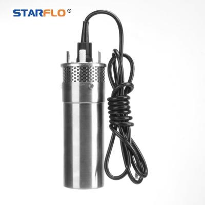 China Stainless Steel Pump Housing STARFLO SF2480-30 720LPH 100M 24 Volt Deep Good High Pressure DC Submersible Solar Water Pumps For Water for sale