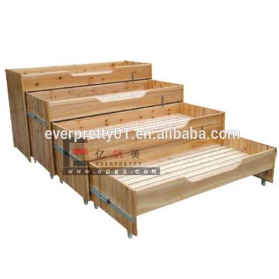 China Factory Customized Cheap Children Kindergarten Wooden Kids Bed For Sale for sale