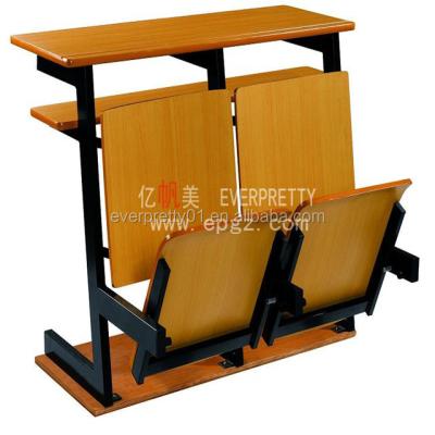 China Simple Modern Furniture College Study Table Student And Chair College Folding Desk And Chair for sale