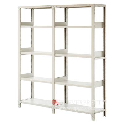 China New Design Library Furniture 6 Side Minimalist Metal Double Tier Bookcase Wooden Shelf for sale