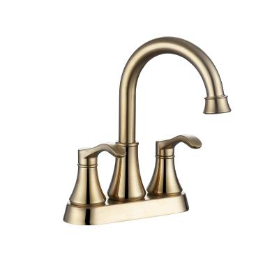 China Metered Bathroom Sink Faucet Stainless Steel Bathroom Sink Mixing Faucet Sink Faucets Drawing Hot And Cold Faucet for sale