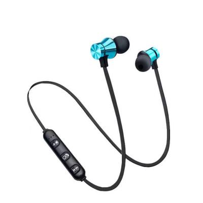 China Factory Price In-Ear Waterproof Neckband Band With Magnetic Logo 3.5mm Anti-winding In-Ear Sport Custom Mini Headset Wireless Earphone for sale