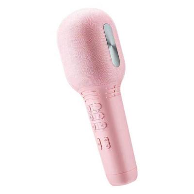 China Handheld Voice Microphone Mic Portable Professional Mini Speaker KTV Condenser BT 5.1 Wireless Headset Microphone Karaoke Dance Microphone for sale