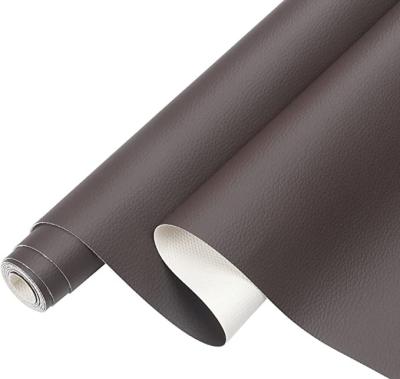 China Künstliche PVC-Leder-Blatt-Abnutzungs-beständige Grey Faux Leather Fabric For-Polsterung zu verkaufen