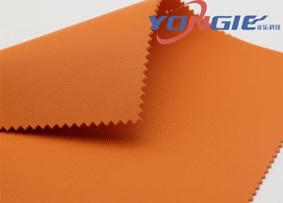 China Langdurige Oranje 100%-het Leerstof Tearproof 0.5mm van de Veganistauto voor Hoofdkussendekking Te koop