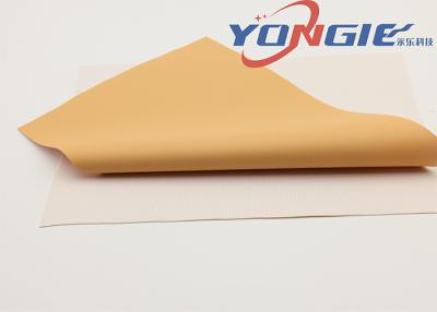 China Geel Kunstmatig pvc-de Zakmateriaal van Rexine van de Tentstof voor Sofa Cover Te koop