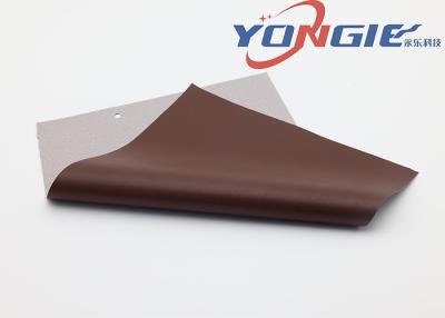 Cina Tessuto di cuoio delle similpelle del PVC Brown della tappezzeria impermeabile di resistenza all'abrasione in vendita