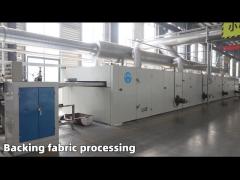 PVC synthetic leather production process