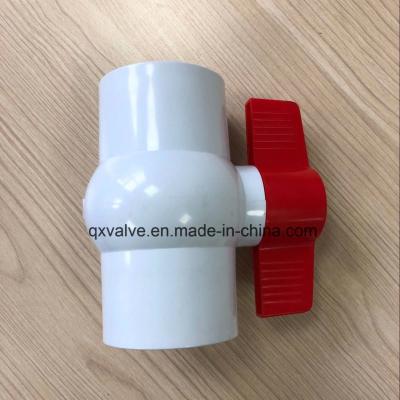 China QX02 Supply Service Long Handle PVC Ball Valve with Long Body and Material for sale