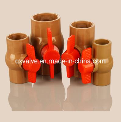 China 100% Material Valve Pn16 Thread UPVC/PVC Octagonal Ball Valve 1/2