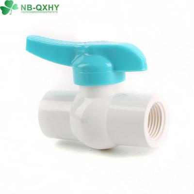 China Normal Pressure 1/2 4 Inch PVC Ball Valve with QX Flexible Handle and Various Handles for sale