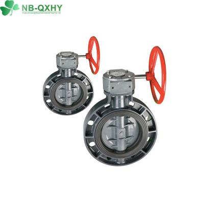 China Economic Plastic PVC Gear Butterfly Valve Customized Request and Structure Butterfly for sale