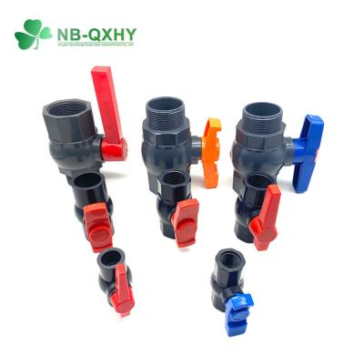 China High Temperature Resistant PVC/UPVC Plastic Octagonal Ball Valve for Middle East Industry for sale