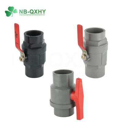 China Wasser Industrieanwendung PVC 2PCS Edelstahlkugelventil OEM zu verkaufen