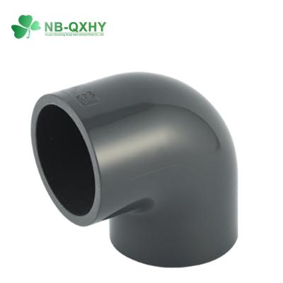 China High Pressure DIN Standard 400mm PVC Pipe Elbow 90 45 Degree Elbow for Pn16 Pressure for sale